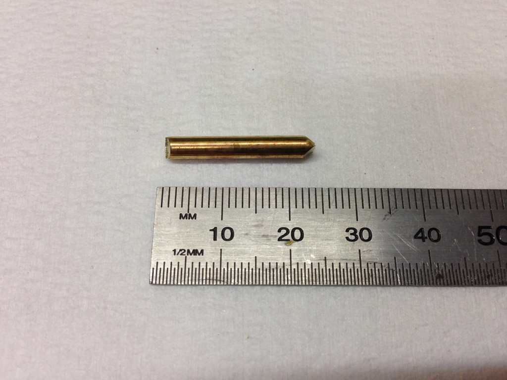 3.5mm brass rod cut into short lengths